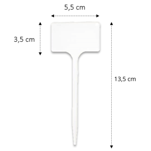 Letrero Plano 13,5 cm