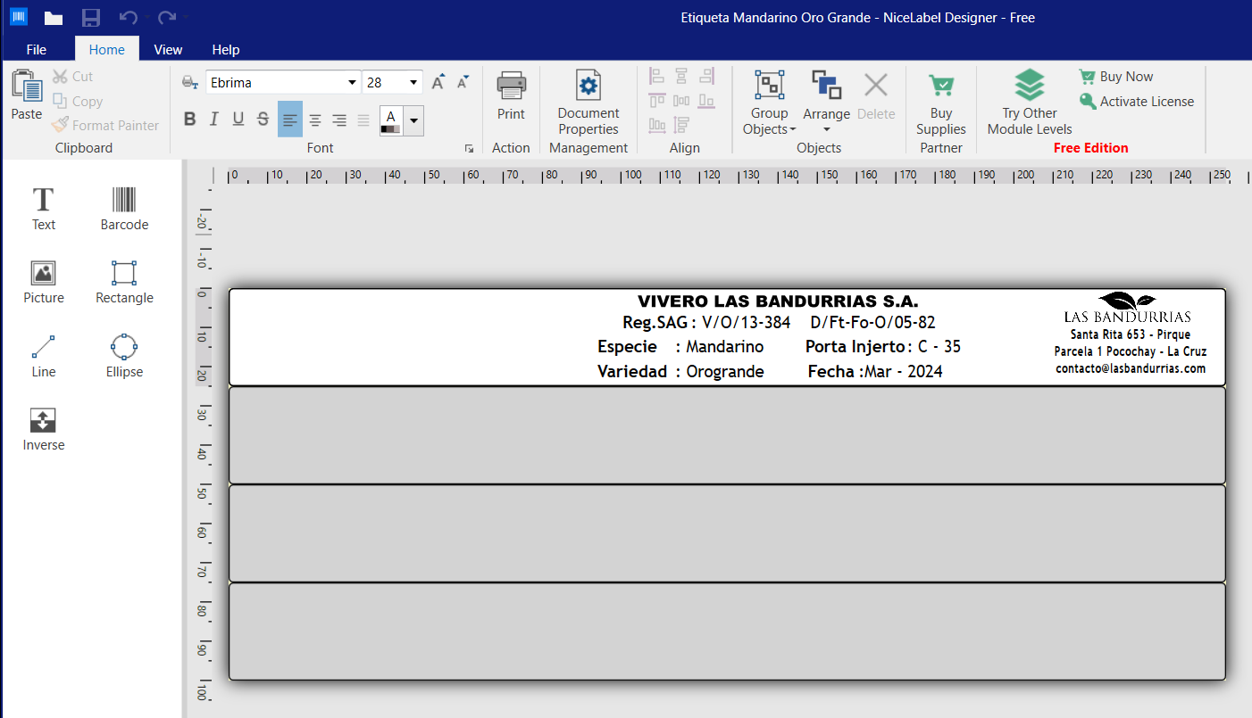 SOFTWARE DE ETIQUETADO DE PLANTAS GREENTAG